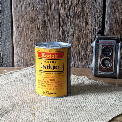 Canne Kodak Dektol developer USA vintage